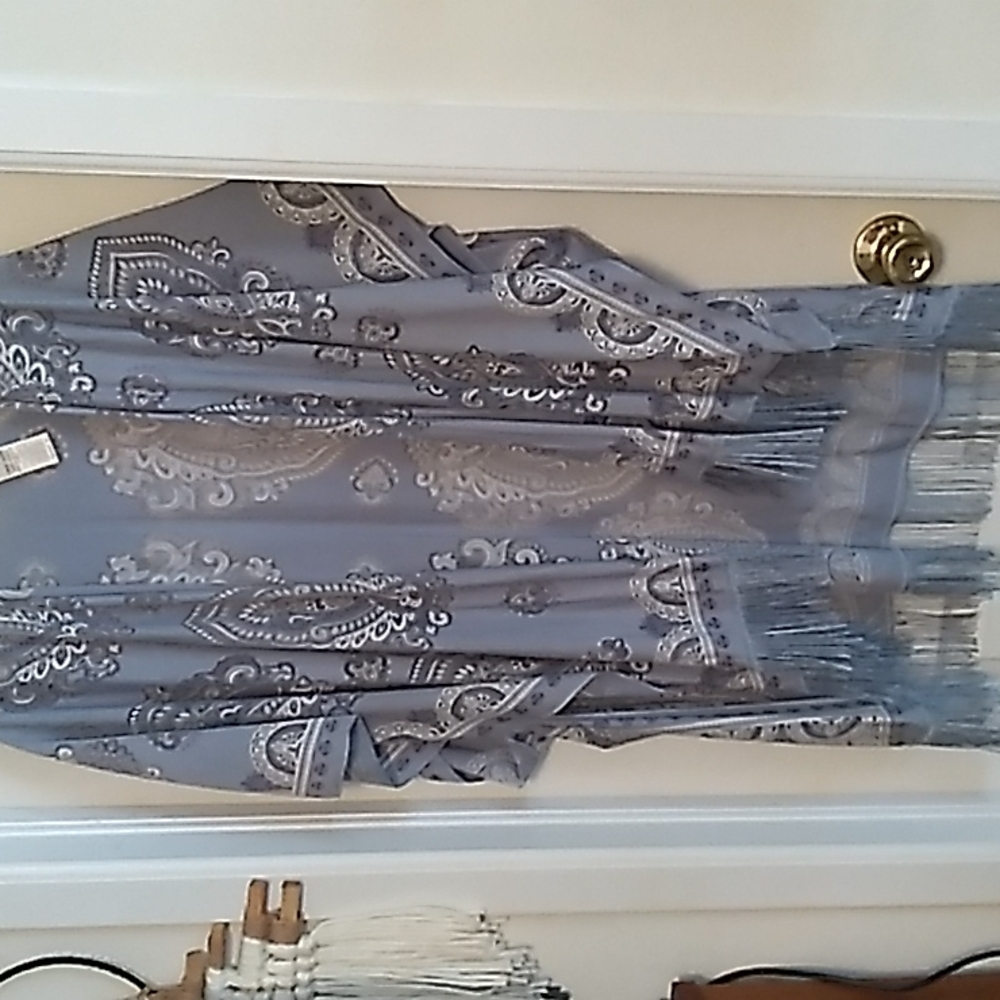 FRINGED KIMONO